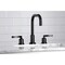 Kingston Brass FSC8930EFL Centurion Widespread Bathroom Faucet W/ Brass Pop-Up, Black FSC8930EFL - alternate 2